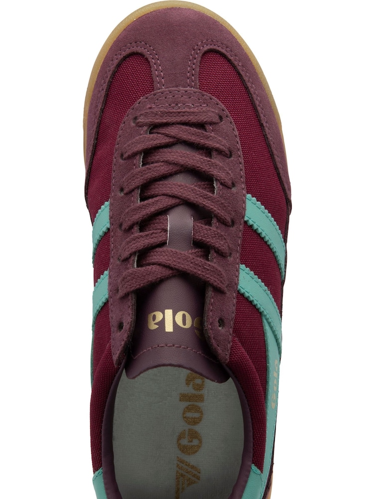 Gola Windsor Wine Womens Tornado Glimmer Metallic Trainers - Image 5 of 5 Gola Windsor Wine Womens Tornado Glimmer Metallic Trainers - Image 5 of 5