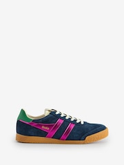 Gola Navy Fuschia Emerald Womens Elan Glitz Trainers - Image 1 of 1