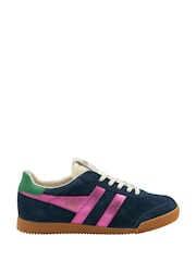 Gola Navy Fuschia Emerald Womens Elan Glitz Trainers - Image 2 of 5