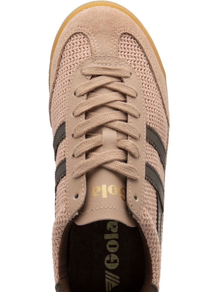 Gola Cameo Dark Brown Womens Tornado Glimmer Metallic Trainers - Image 5 of 5
