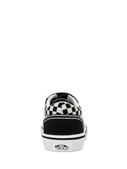 Vans Kids Check Old Skool Black Trainers - Image 2 of 8