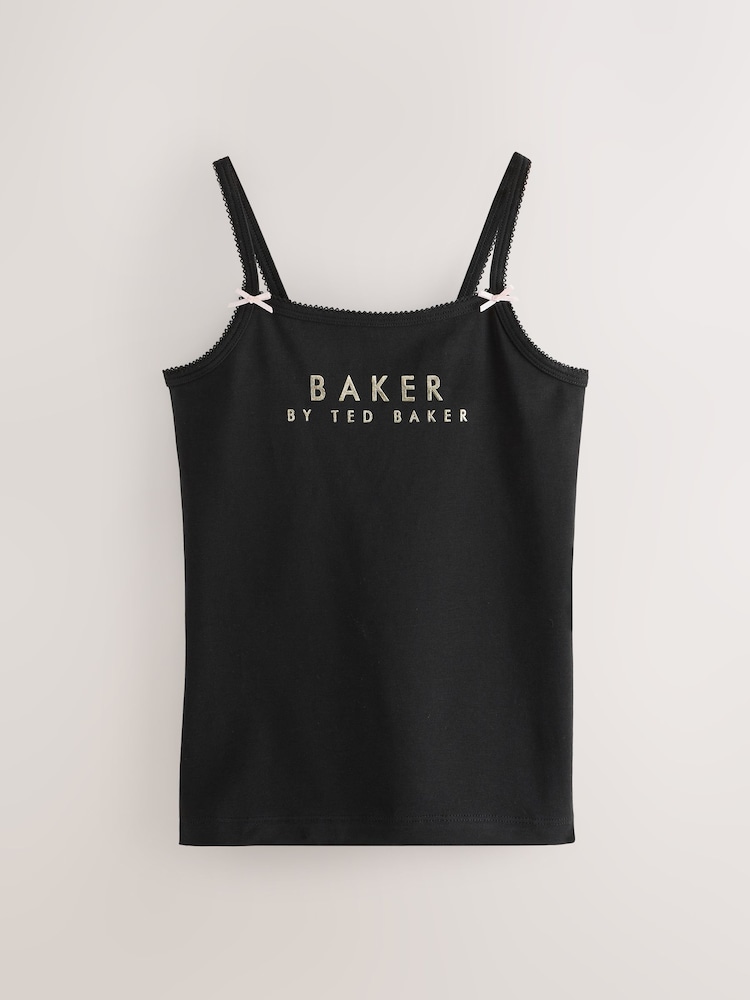 črna - Baker by Ted Baker Strappy Vests 3 Pack - Slika 2 iz 8