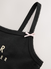 črna - Baker by Ted Baker Strappy Vests 3 Pack - Slika 7 iz 8
