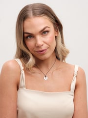 Simply Silver Silver Tone 925 Cord Open Pendant - Image 3 of 4