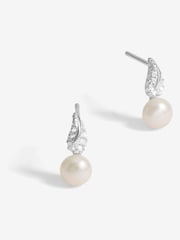 Simply Silver Silver Tone 925 Polished Tear Drop Stud Earrings - Image 1 of 3