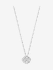 Simply Silver Silver Tone 925 Cubic Zirconia Diamond Cut Clover Pendant - Image 1 of 4