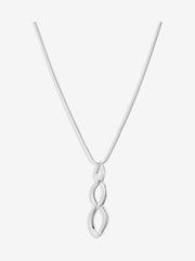 Simply Silver Silver Tone 925 Polished Flat Spiral Pendant - Image 1 of 3