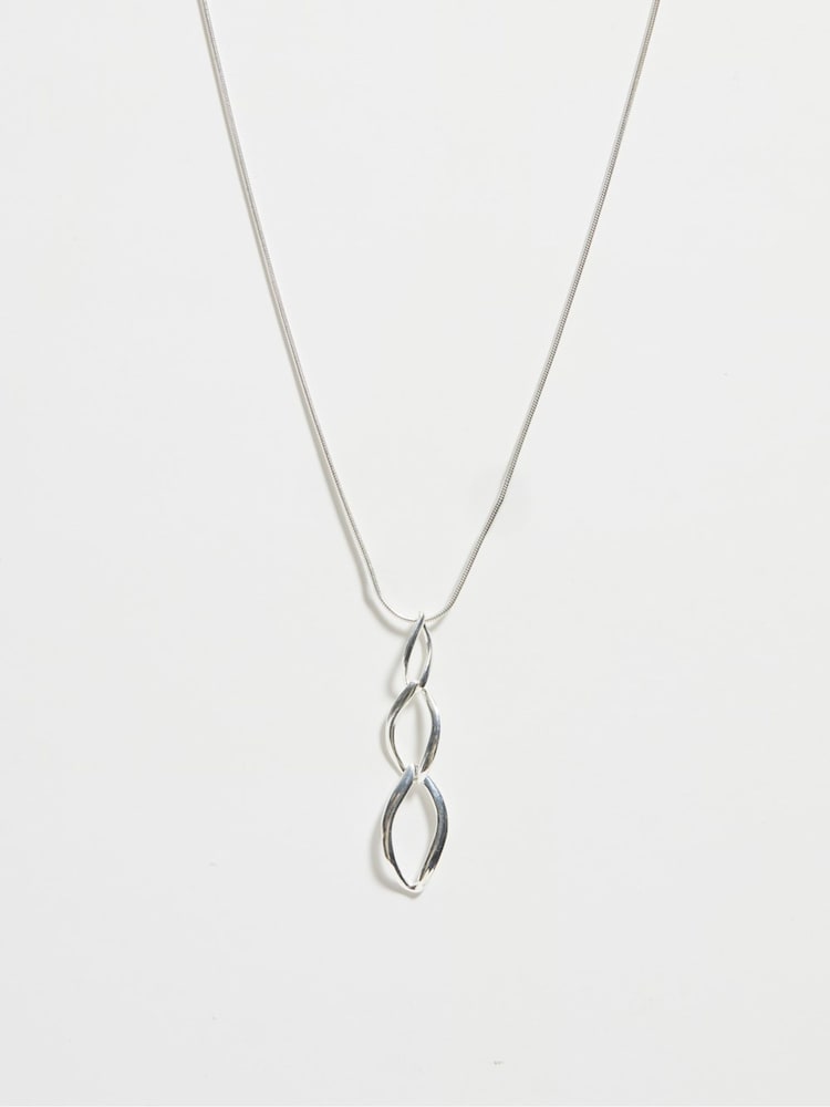 Simply Silver Silver Tone 925 Polished Flat Spiral Pendant - Image 2 of 3