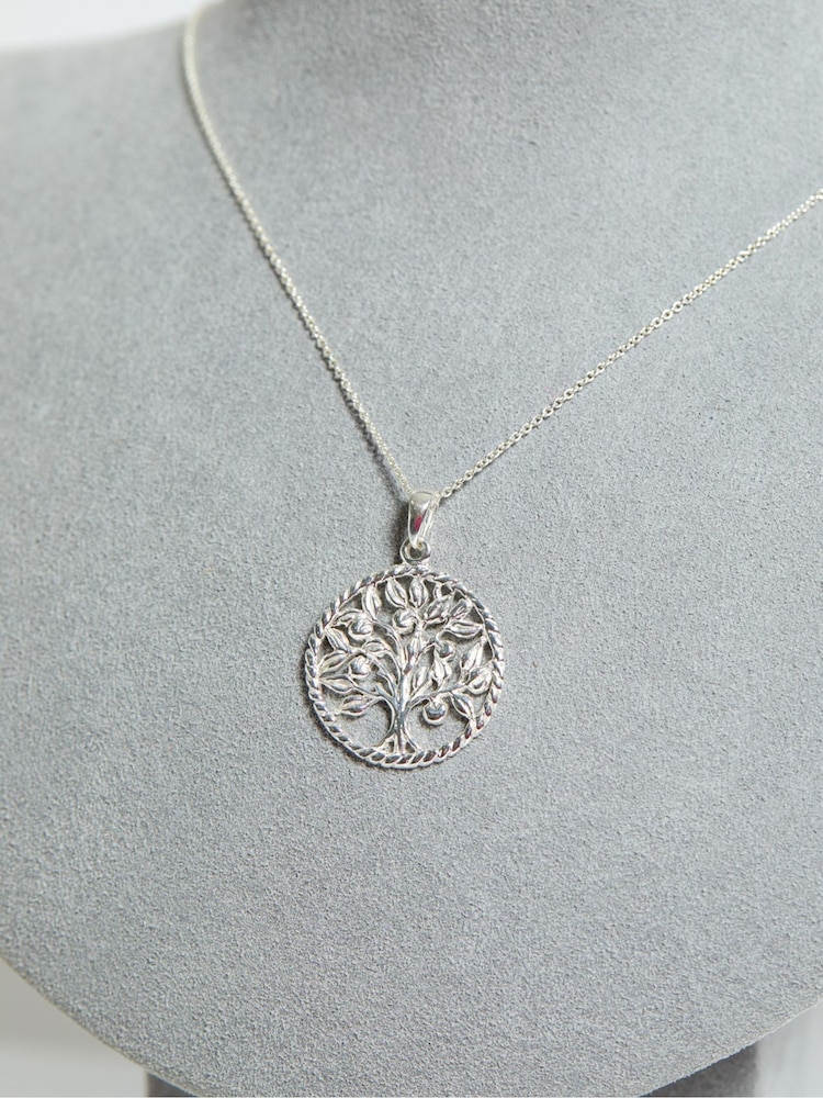 Simply Silver Silver Tone 925 Tree Of Love Pendant - Image 2 of 3