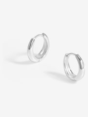 Simply Silver Silver Tone 925 Polished Mini Hoop Earrings - Image 1 of 3