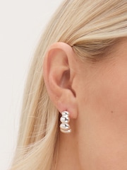 Simply Silver Silver Tone 925 Polished Graduated Pebble Stud Earrings - Image 3 of 3