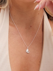 Simply Silver Silver Tone 925 Polished Diamond Cut Heart Pendant - Image 2 of 4