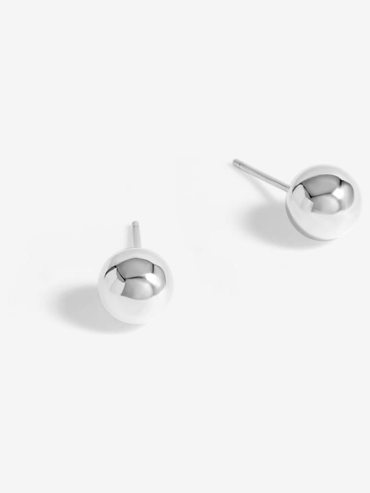 Simply Silver Silver Tone 925 Polished Orb Stud Earrings - Image 1 of 3