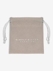 Simply Silver Silver Tone 925 Polished Nugget Orb Necklace - Image 4 of 4