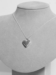 Simply Silver Silver Tone 925 Polished Heart Pendant - Image 4 of 5