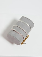 Simply Silver Silver Tone 925 Flat Herringbone Bracelet - Image 2 of 3