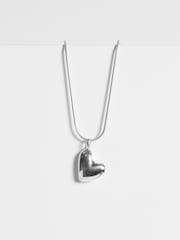 Simply Silver Silver Tone 925 Molten Heart Pendant - Image 2 of 3