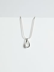 Simply Silver Silver Tone 925 Polished Open Pear Drop Pendant - Image 2 of 3