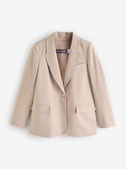 Mint Velvet Cream Pinstripe Blazer - Image 7 of 7