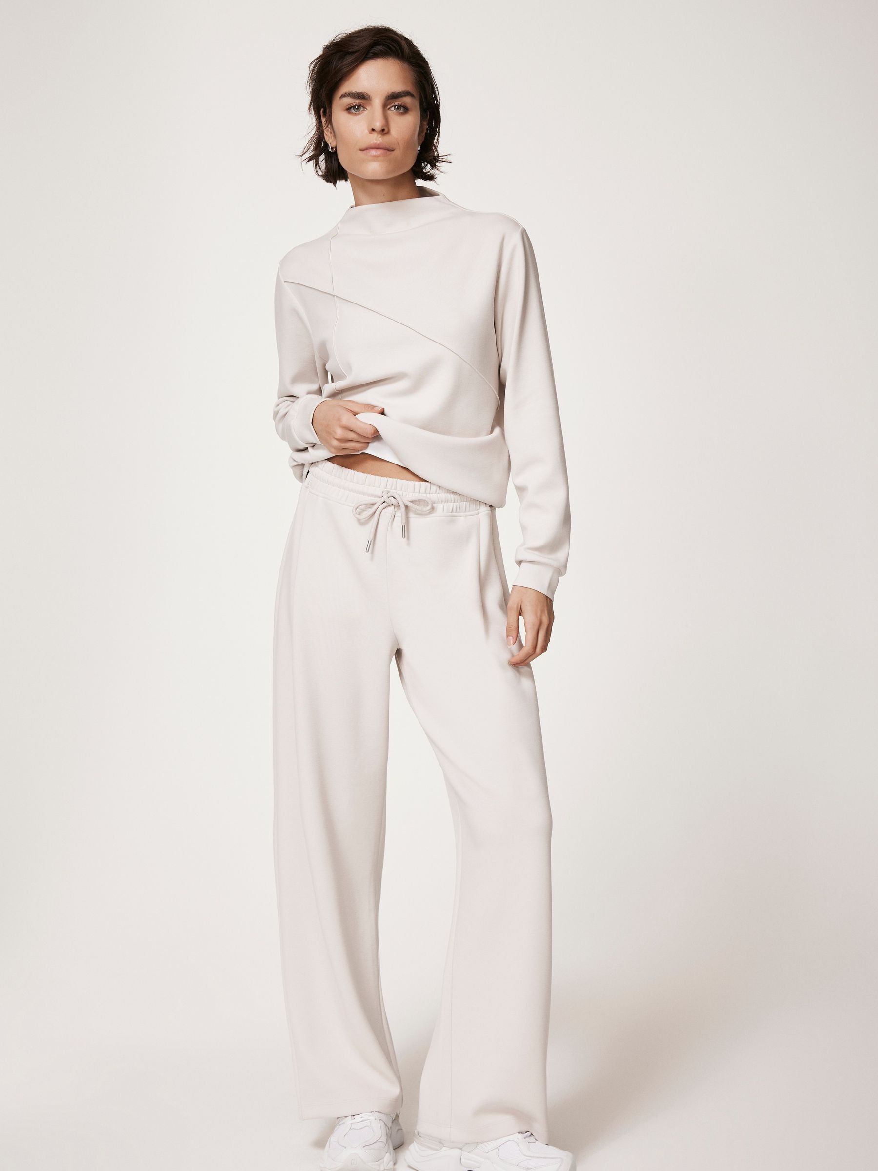 Buy Mint Velvet Neutral Wide Leg Joggers from Next USA