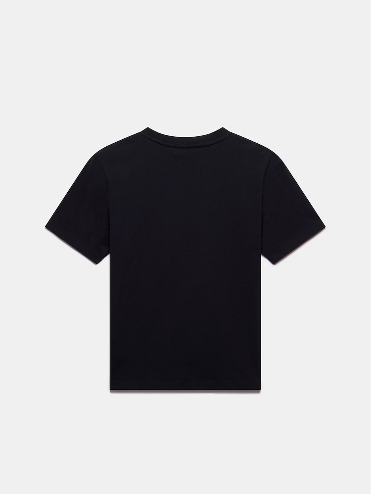 Mint Velvet Black Motif 100% Cotton T-Shirt - Image 7 of 7 Mint Velvet Black Motif 100% Cotton T-Shirt - Image 7 of 7