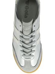 Gola Silver Off White Womens Tornado Glimmer Metallic Trainers - Image 4 of 4