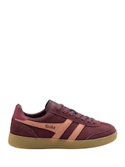 Gola Windsor Wine Terracotta Cerise Gum Womens Viper Trainers - Image 1 of 4