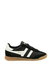 Gola Black Off White Womens Tornado Glimmer Metallic Trainers - Image 1 of 4