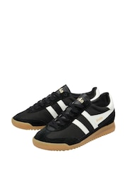 Gola Black Off White Womens Tornado Glimmer Metallic Trainers - Image 2 of 4