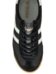 Gola Black Off White Womens Tornado Glimmer Metallic Trainers - Image 4 of 4