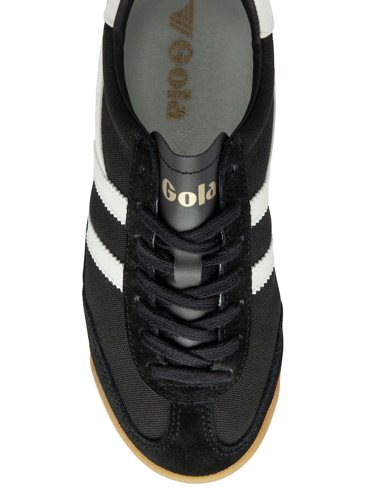 Gola Black Off White Womens Tornado Glimmer Metallic Trainers - Image 4 of 4