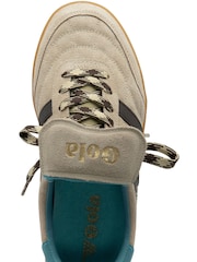Gola Bone Mocha Ocean Gum Womens Stadia 86 Trainers - Image 5 of 5