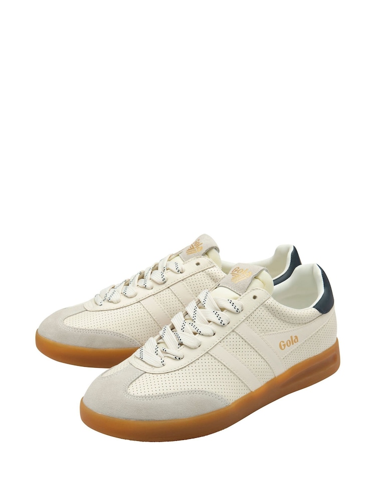 Gola Cream Mens Cyclone 76 Trainers - Image 2 of 4