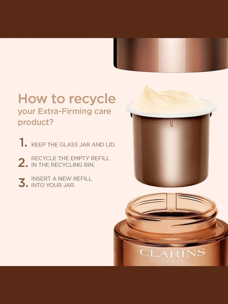 Clarins Extra Firming Day Cream All Skin Types Moisturiser Refill - Image 8 of 8