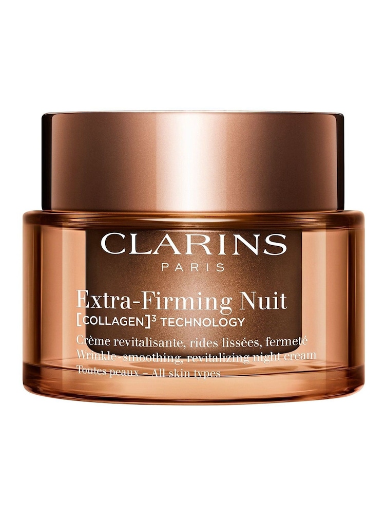 Clarins Extra Firming Night Cream All Skin Types Moisturiser 50ml - Image 1 of 9