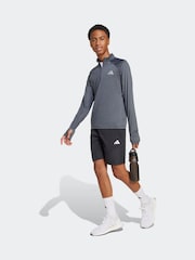adidas Dark Grey Quarter Zip Long Sleeve Training Top - Image 3 of 6