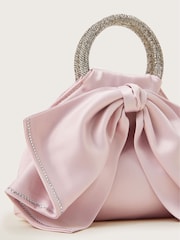 Monsoon Pink Bow Dazzle Cross Body Bag - Image 3 of 4