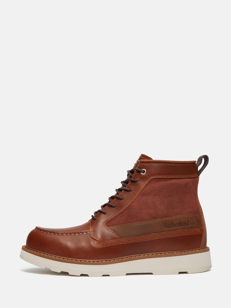 Buy Timberland Brown Britton Mills Moccasin Tall Boots from the