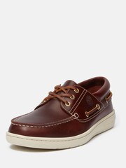 Timberland Red Portofino Pier Boat Shoes - Image 4 of 8