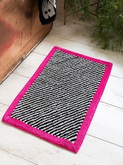 Rockett St George Multi Sandstripe 100% Cotton Bath Mat - Image 1 of 1