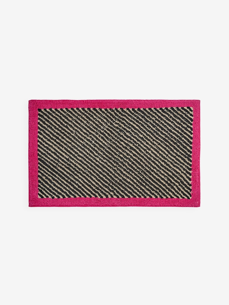 Rockett St George Multi Sandstripe 100% Cotton Bath Mat - Image 5 of 5 Rockett St George Multi Sandstripe 100% Cotton Bath Mat - Image 5 of 5