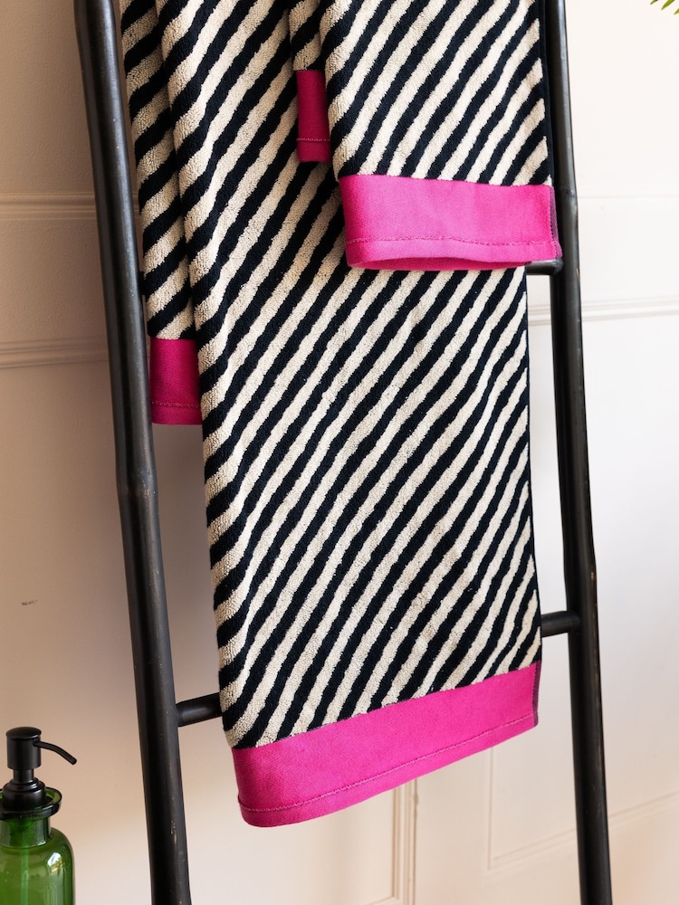 Rockett St George Multi Sandstripe 100% Cotton Towel - Image 3 of 3 Rockett St George Multi Sandstripe 100% Cotton Towel - Image 3 of 3