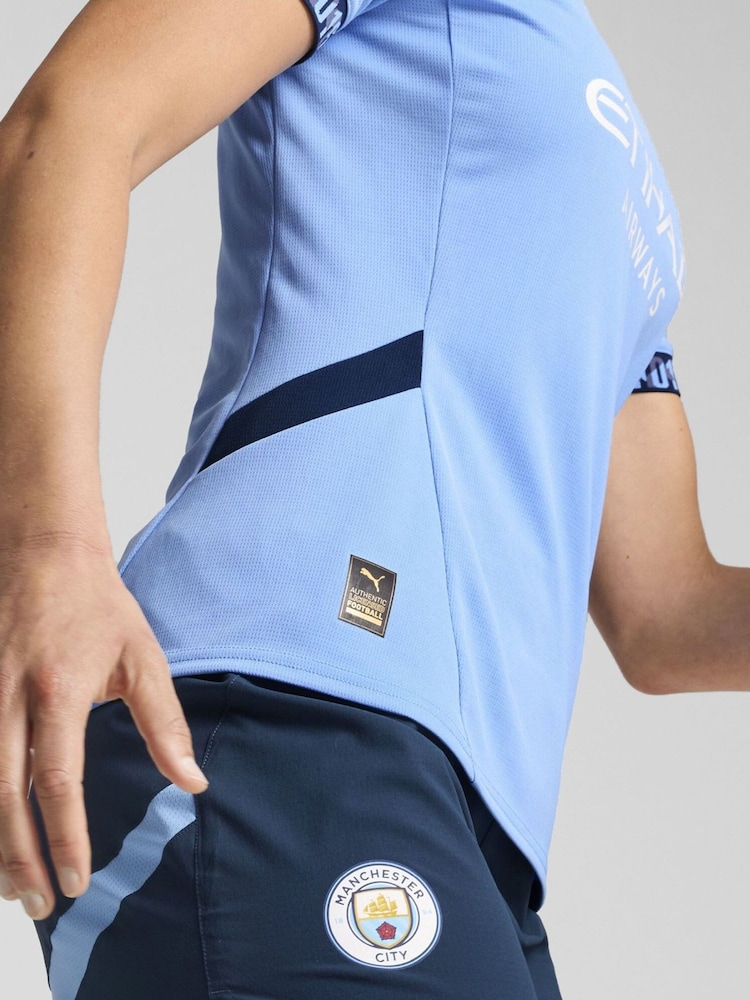 Puma Blue Womens Manchester City 24/25 Home Jersey - Image 2 of 7