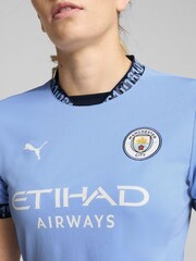 Puma Blue Womens Manchester City 24/25 Home Jersey - Image 5 of 7
