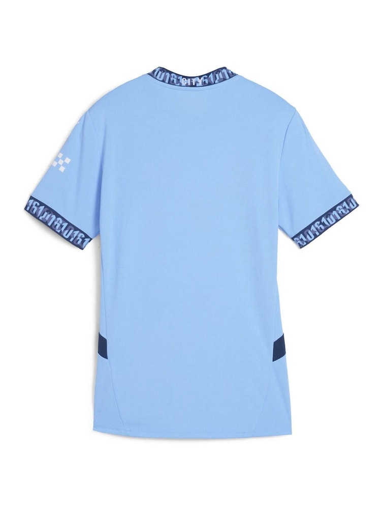 Puma Blue Womens Manchester City 24/25 Home Jersey - Image 7 of 7