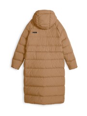 Puma Natural Womens Long Hooded Down Coat - Image 7 of 7