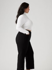 Levi's® Black Sprout Curve Ribcage Straight Jeans - Image 3 of 4