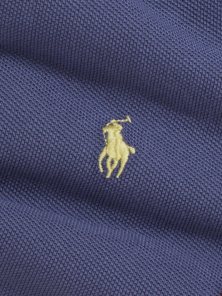 Polo Ralph Lauren Green Baby Polo Shirt and All Over Pony Shorts Set - Image 3 of 3