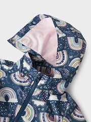 Name It Blue Rainbow Jacket with Detachable Hood - Image 3 of 3