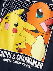 Name It Blue Pokemon Short Sleeve Pyjama Set - Image 5 of 5